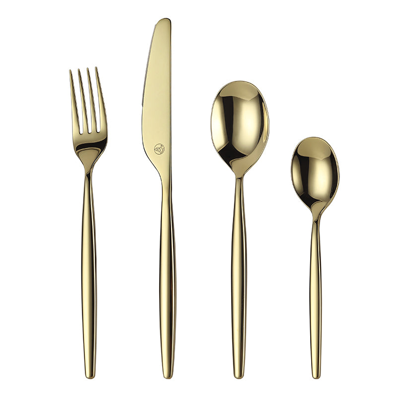 90014 Sets de cuberterías Oro Brillo